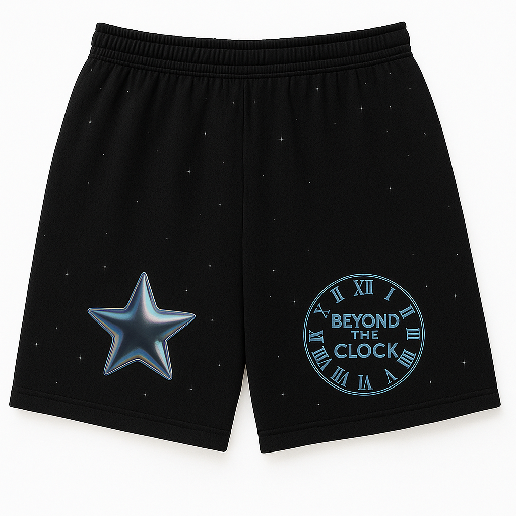 BEYOND THE CLOCK "MIDNIGHT" SHORTS | PRE ORDER